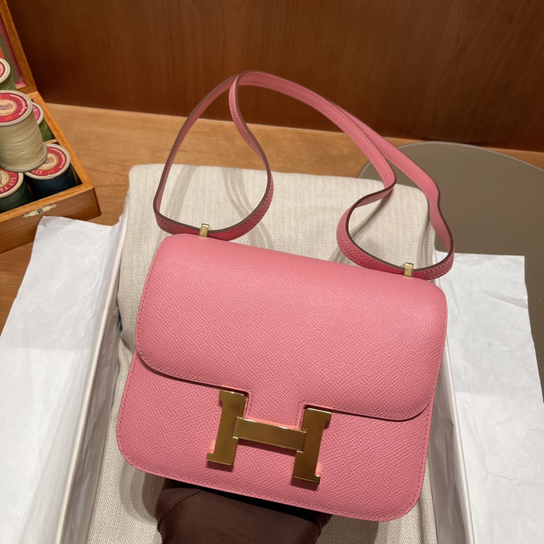 에르메스 콘스탄스18 로즈아잘리아 금장 앱송